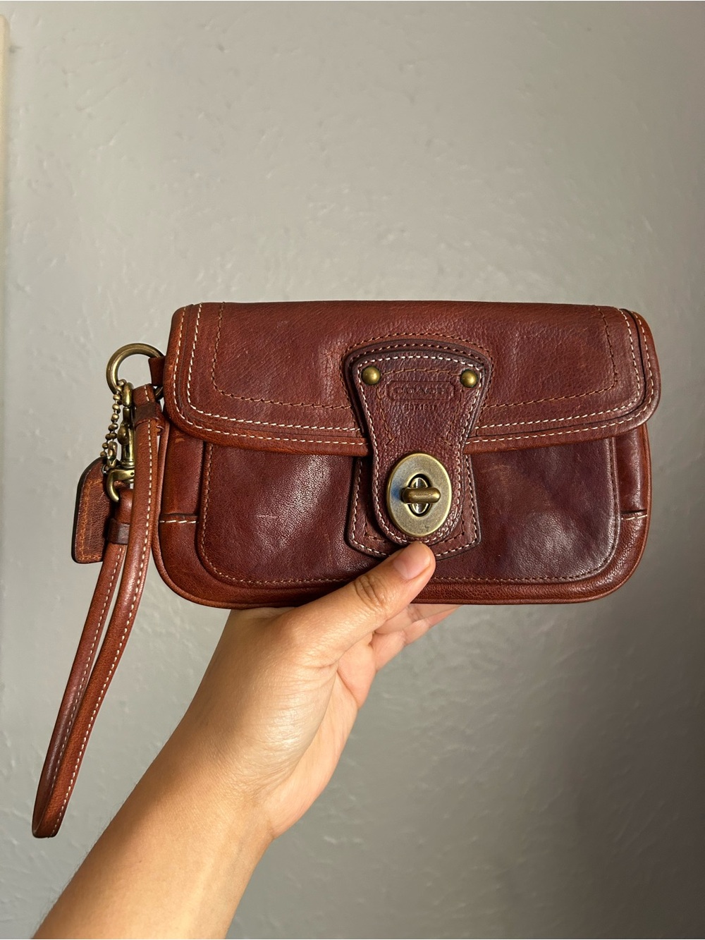 Vintage Coach Legacy 65th Anniversary Wristlet